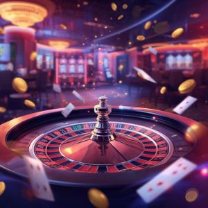 Sảnh casino trực tuyến MB6616 với bàn baccarat